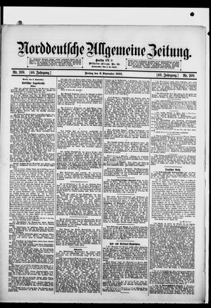Norddeutsche allgemeine Zeitung vom 06.09.1901