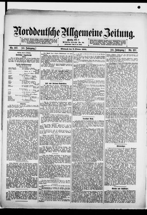 Norddeutsche allgemeine Zeitung vom 09.10.1901