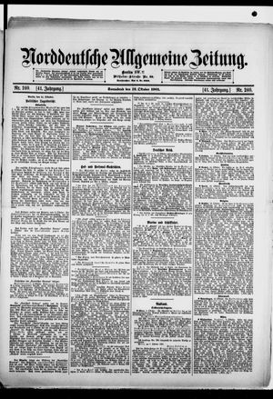 Norddeutsche allgemeine Zeitung vom 12.10.1901