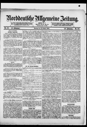 Norddeutsche allgemeine Zeitung vom 13.10.1901