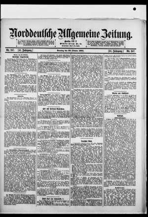 Norddeutsche allgemeine Zeitung on Oct 20, 1901