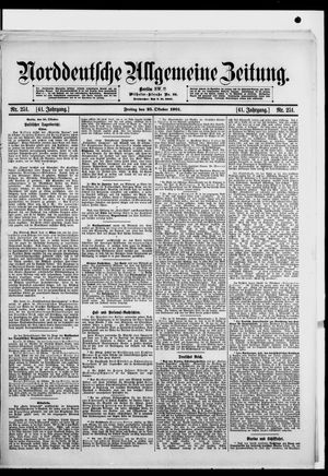 Norddeutsche allgemeine Zeitung vom 25.10.1901