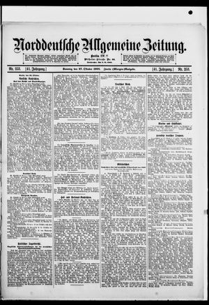 Norddeutsche allgemeine Zeitung vom 27.10.1901