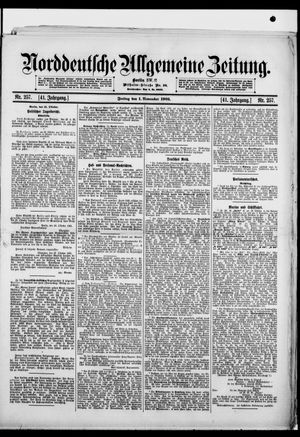 Norddeutsche allgemeine Zeitung vom 01.11.1901