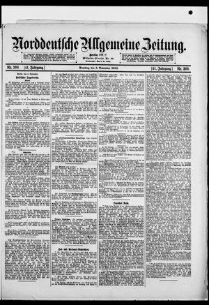 Norddeutsche allgemeine Zeitung vom 05.11.1901