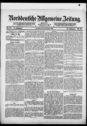Norddeutsche allgemeine Zeitung vom 23.11.1901