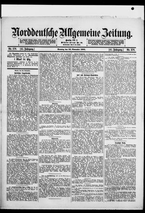 Norddeutsche allgemeine Zeitung vom 24.11.1901