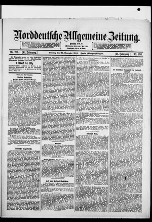 Norddeutsche allgemeine Zeitung vom 24.11.1901