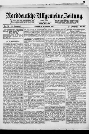 Norddeutsche allgemeine Zeitung vom 30.11.1901