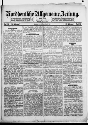 Norddeutsche allgemeine Zeitung vom 01.12.1901