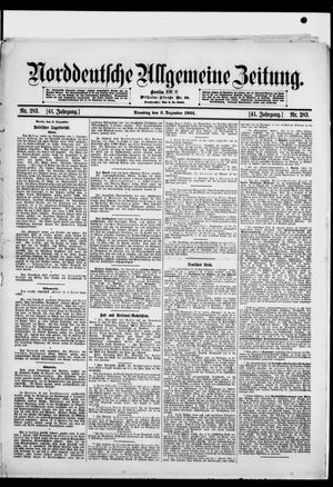 Norddeutsche allgemeine Zeitung vom 03.12.1901