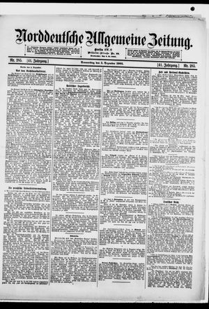 Norddeutsche allgemeine Zeitung vom 05.12.1901