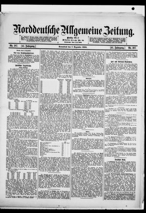 Norddeutsche allgemeine Zeitung vom 07.12.1901