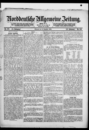 Norddeutsche allgemeine Zeitung vom 11.12.1901
