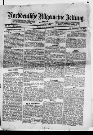 Norddeutsche allgemeine Zeitung vom 15.12.1901