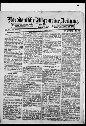 Norddeutsche allgemeine Zeitung vom 28.12.1901