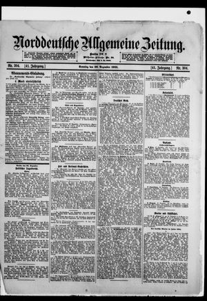 Norddeutsche allgemeine Zeitung on Dec 29, 1901