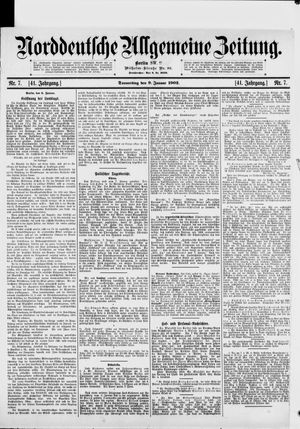 Norddeutsche allgemeine Zeitung vom 09.01.1902