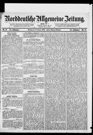 Norddeutsche allgemeine Zeitung vom 12.01.1902