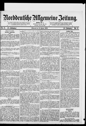 Norddeutsche allgemeine Zeitung vom 15.01.1902