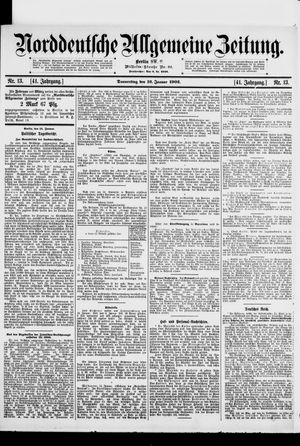 Norddeutsche allgemeine Zeitung vom 16.01.1902