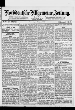 Norddeutsche allgemeine Zeitung vom 23.01.1902