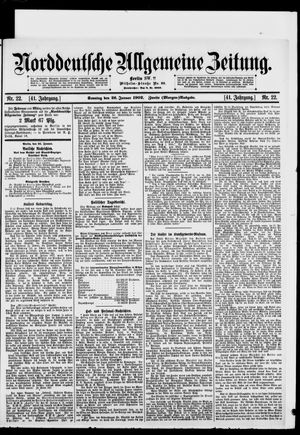 Norddeutsche allgemeine Zeitung vom 26.01.1902