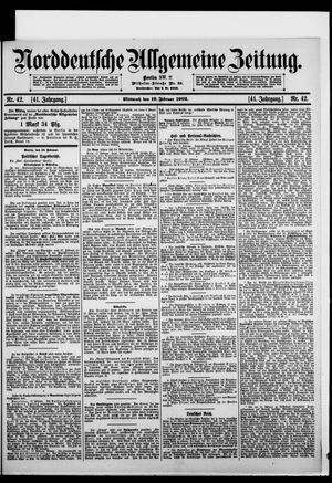 Norddeutsche allgemeine Zeitung vom 19.02.1902