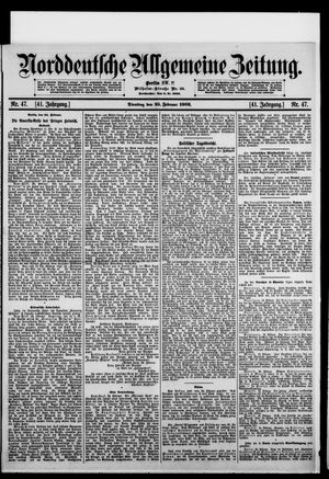 Norddeutsche allgemeine Zeitung vom 25.02.1902