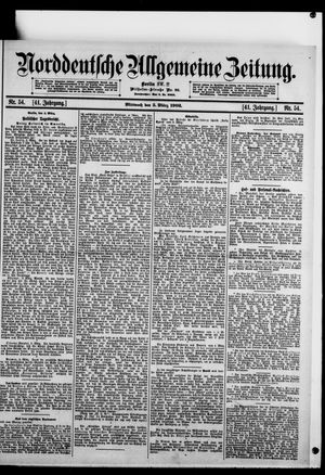 Norddeutsche allgemeine Zeitung vom 05.03.1902