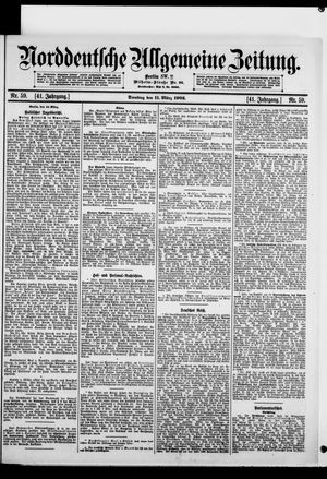 Norddeutsche allgemeine Zeitung vom 11.03.1902