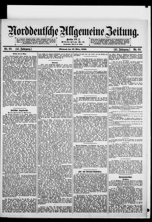 Norddeutsche allgemeine Zeitung on Mar 12, 1902