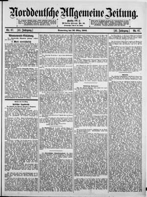 Norddeutsche allgemeine Zeitung on Mar 20, 1902