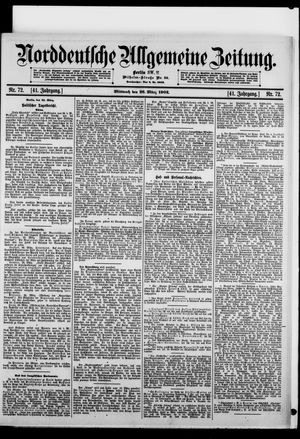 Norddeutsche allgemeine Zeitung vom 26.03.1902