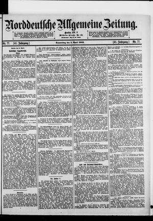 Norddeutsche allgemeine Zeitung vom 03.04.1902