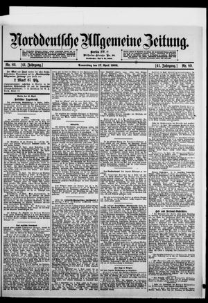 Norddeutsche allgemeine Zeitung vom 17.04.1902