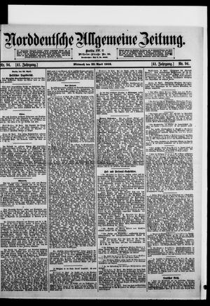 Norddeutsche allgemeine Zeitung vom 23.04.1902