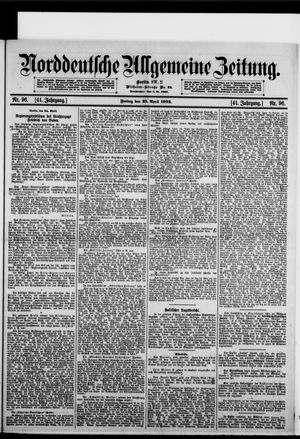 Norddeutsche allgemeine Zeitung vom 25.04.1902