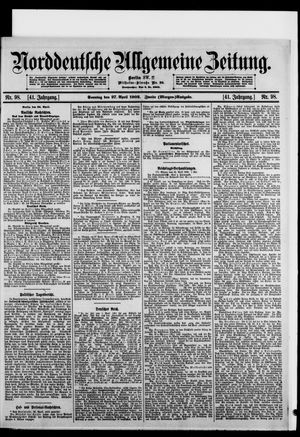 Norddeutsche allgemeine Zeitung vom 27.04.1902