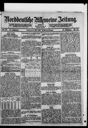 Norddeutsche allgemeine Zeitung vom 04.05.1902
