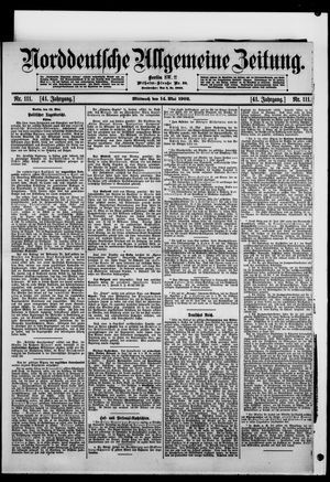Norddeutsche allgemeine Zeitung vom 14.05.1902