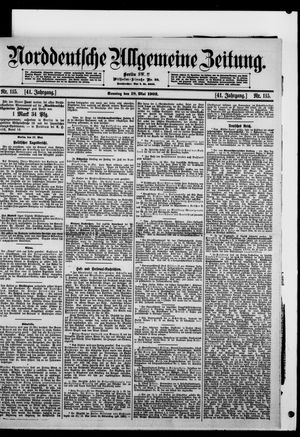 Norddeutsche allgemeine Zeitung vom 18.05.1902
