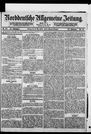 Norddeutsche allgemeine Zeitung vom 18.05.1902