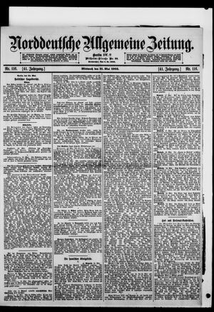 Norddeutsche allgemeine Zeitung vom 21.05.1902