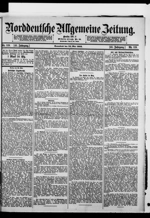 Norddeutsche allgemeine Zeitung vom 24.05.1902