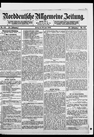 Norddeutsche allgemeine Zeitung vom 20.06.1902