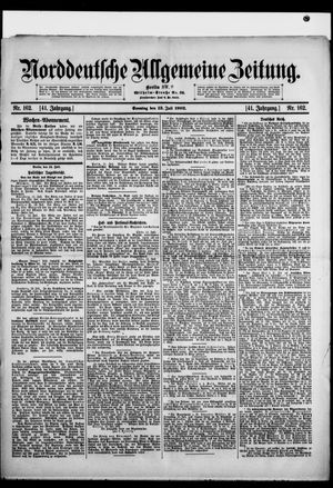 Norddeutsche allgemeine Zeitung vom 13.07.1902