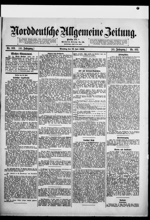 Norddeutsche allgemeine Zeitung vom 15.07.1902