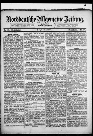 Norddeutsche allgemeine Zeitung vom 18.07.1902