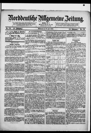 Norddeutsche allgemeine Zeitung vom 23.07.1902